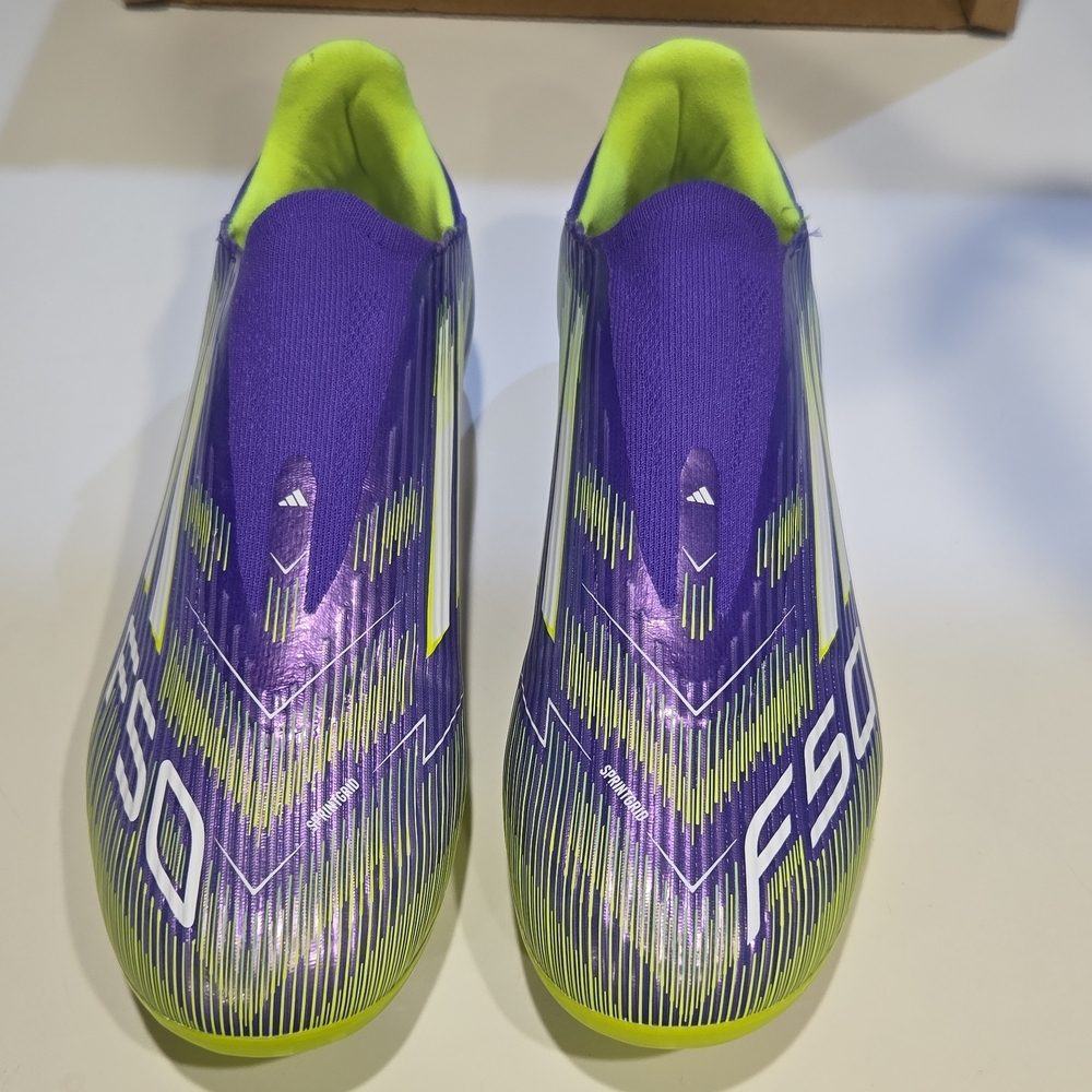 adidas F50 MESSI Soccer Cleats Purple Men's US Sz 9.5 Sprintgrid Football Shoes